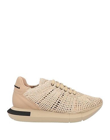 MANUEL BARCELÓ Sneakers Beige Natural raffia, Leather