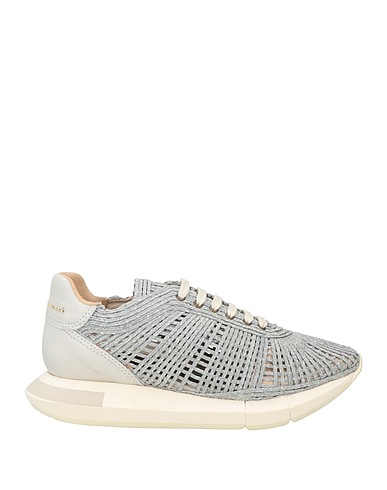 MANUEL BARCELÓ Sneakers Light blue Natural raffia, Leather