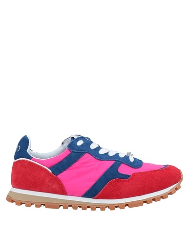 LIU •JO Sneakers Rosso Pelle di bovino, Fibre tessili