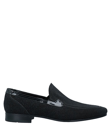 ROSSI SHOES Loafers Black Leather