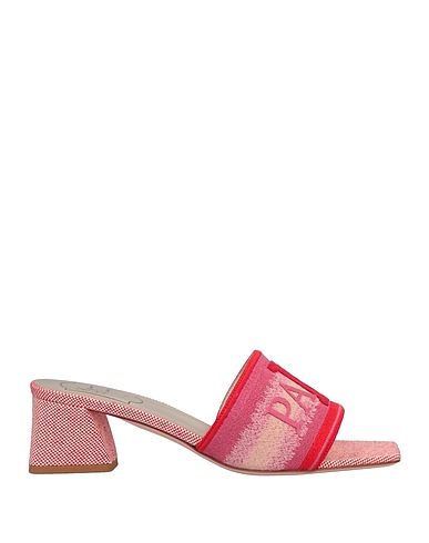 ROGER VIVIER Сандалии Античная роза Текстильное волокно