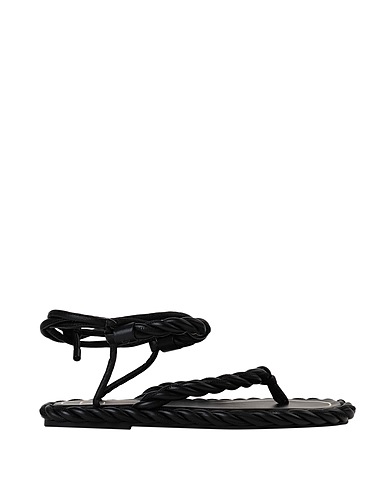 VALENTINO GARAVANI Flip flops Black Leather