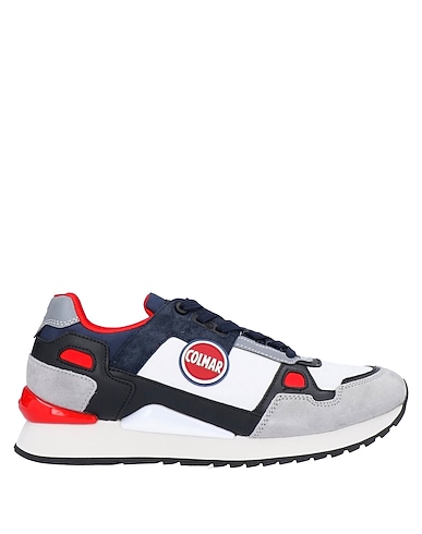 COLMAR Sneakers Grau Leder, Gewebefasern, Andere Fasern