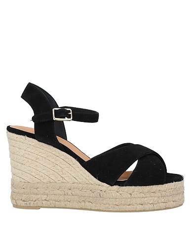 CASTAÑER Espadrilles Black Leather