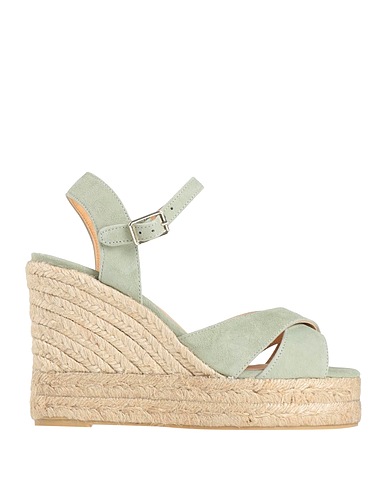 CASTAÑER Espadrilles Sage green Leather