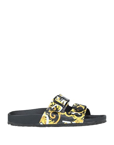 VERSACE JEANS COUTURE Sandals Black Rubber