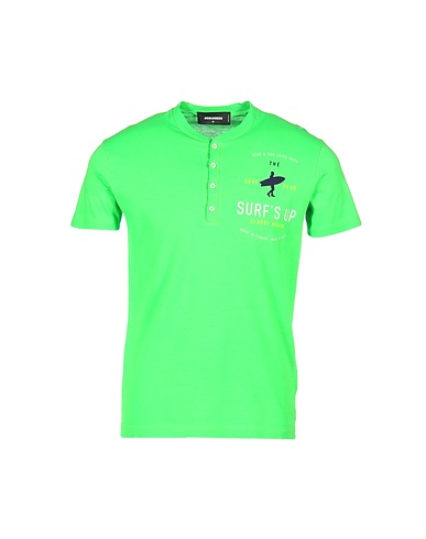 DSQUARED2 T-shirt Lime green 100% Cotton
