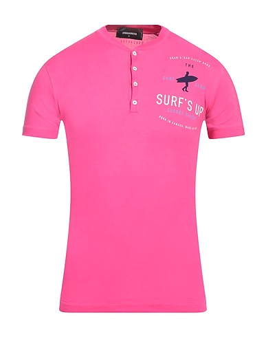 DSQUARED2 T-Shirt Magenta 100% Baumwolle