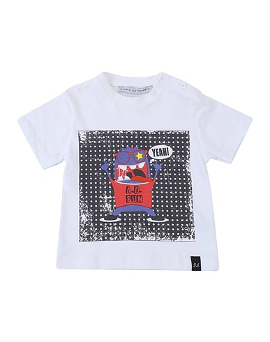 DANIELE ALESSANDRINI T-shirt White 95% Cotton, 5% Elastane