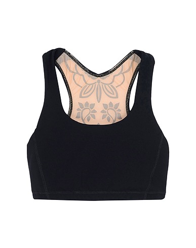 SÀPOPA Crop top LOLA TULLE BRA 
 Black 59% Polyamide, 41% Elastane