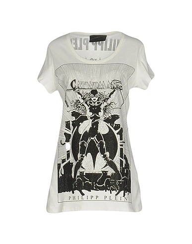 PHILIPP PLEIN T-shirt Bianco 100% Cotone