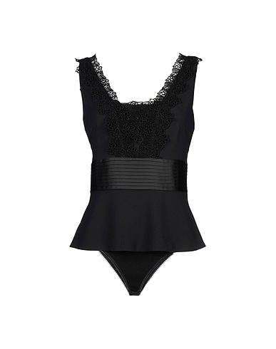 HANITA Bodysuit Black 100% Polyester