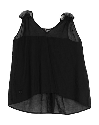MANILA GRACE Top Black 100% Cotton