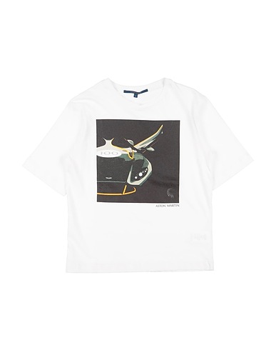 ASTON MARTIN T-shirt Blanc 100% Coton