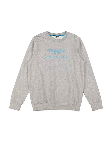 ASTON MARTIN T-shirt Grey 95% Cotton, 5% Elastane