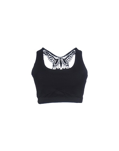SÀPOPA Crop top Black 59% Polyamide, 41% Elastane