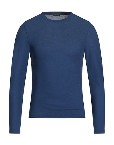 ZANONE Basic T-shirt Navy 100% Cotton