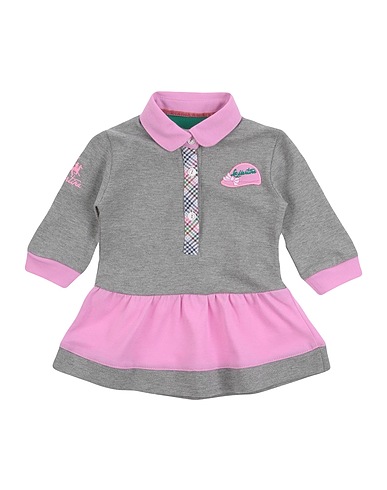 LA MARTINA Vestido para bebé  Grey 95% Cotton, 5% Elastane