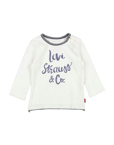 LEVI'S T-shirt Ivory 100% Cotton