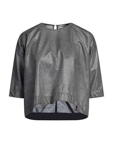JIJIL Basic T-Shirt Light grey 100% Polyester, Polyurethane coated