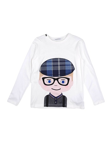 DOLCE&GABBANA T-shirt Ivory 60% Cotton, 20% Virgin Wool, 10% Elastane, 10% Viscose
