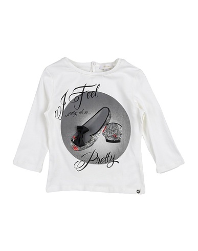 MICROBE by MISS GRANT T-shirt Ivory 95% Cotton, 5% Elastane