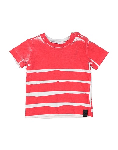 DANIELE ALESSANDRINI T-shirt Red 100% Cotton
