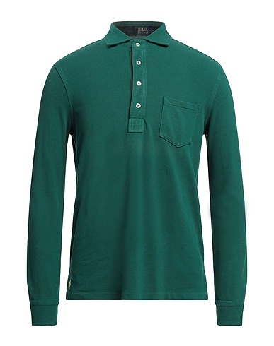 POLO RALPH LAUREN Polo shirt Emerald green 100% Cotton