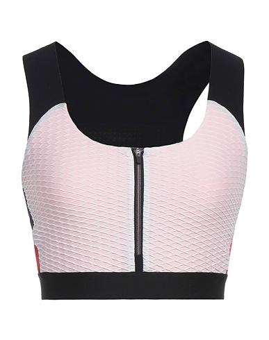 SÀPOPA Crop top FIORE TEXTURED BRA
 Bianco 71% Poliammide, 29% Elastan