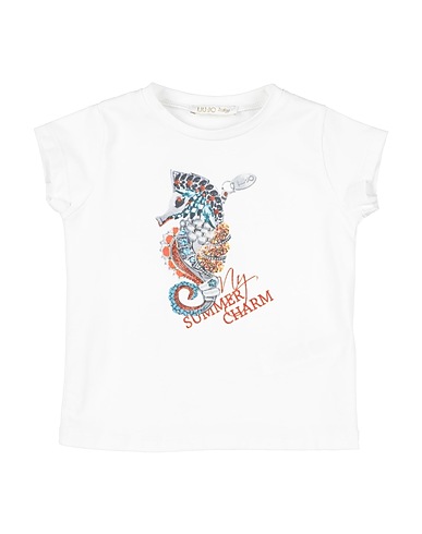 LIU •JO T-Shirt Weiß 95% Baumwolle, 5% Elastan