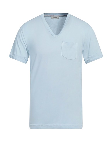 CROSSLEY Basic T-Shirt Himmelblau 100% Baumwolle