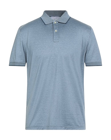 GRAN SASSO Μπλουζάκι Polo Ανοιχτό μπλε 100% Βαμβάκι