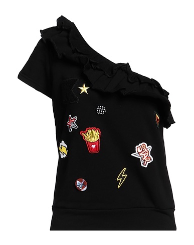 KENGSTAR Sweatshirt Black 100% Cotton