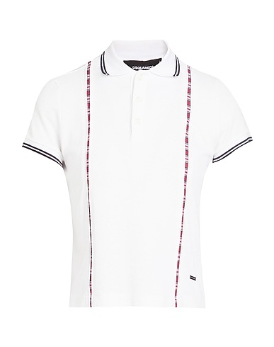 DSQUARED2 Polo Bianco 100% Cotone