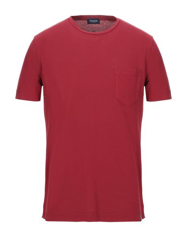 Drumohr T-shirts In Maroon