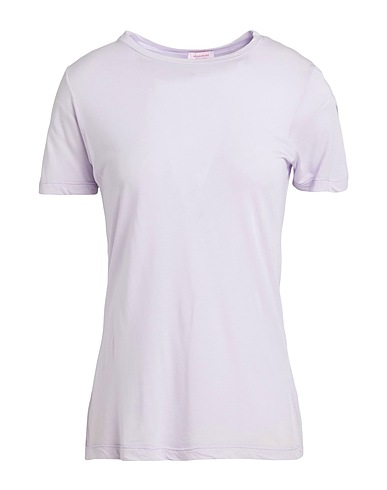 ROSSOPURO Basic T-Shirt Lilac 80% Modal, 20% Polyamide