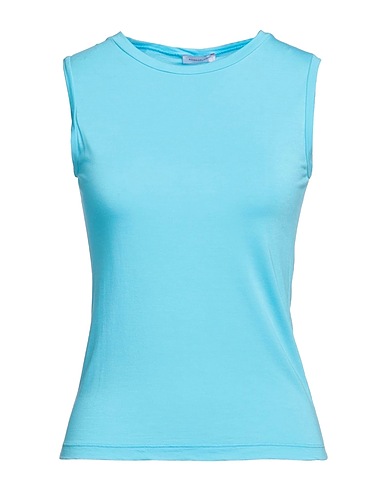 ROSSOPURO T-shirt Azure 80% Modal, 20% Polyamide