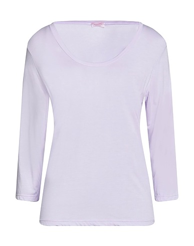 ROSSOPURO Basic T-shirt Lilac 80% Modal, 20% Polyamide