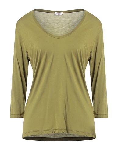 ROSSOPURO Basic T-shirt Military green 80% Modal, 20% Polyamide