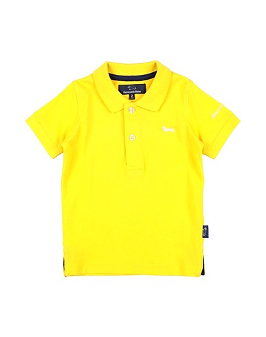 HARMONT & BLAINE Polo shirt Yellow 100% Cotton