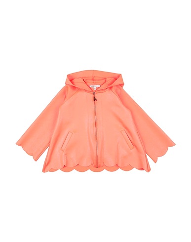 PATRIZIA PEPE Hooded sweatshirt Coral 95% Polyester, 5% Elastane