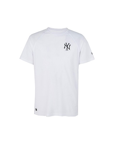 NEW ERA T-shirt STEALTH DE TEE NEW YORK YANKEES Bianco 100% Poliestere