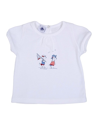 PETIT BATEAU T-shirt White 100% Cotton
