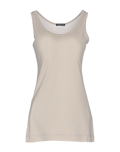 SNOBBY SHEEP Silk top Light grey 100% Silk