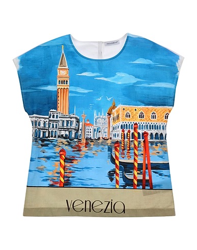 DOLCE&GABBANA Top Azure 100% Cotton