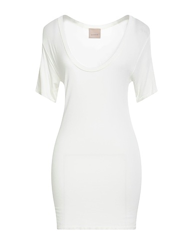 LANEUS T-shirt Avorio 92% Viscosa, 8% Poliammide