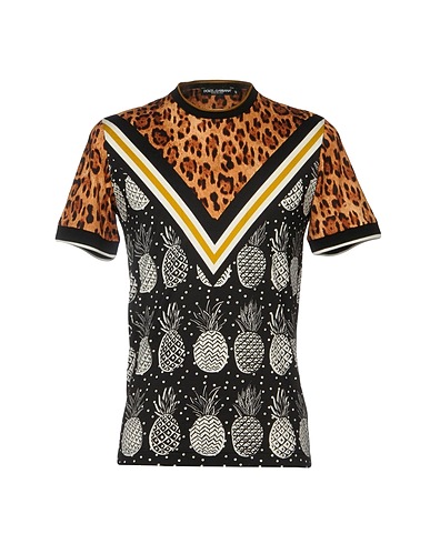 DOLCE&GABBANA T-shirt Brown 100% Cotton