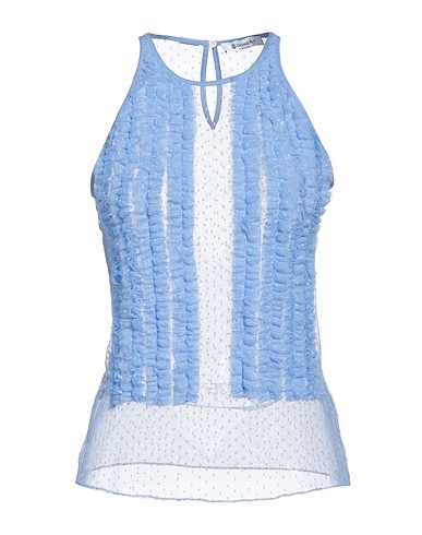 DONDUP Top Hellblau 100% Polyamid
