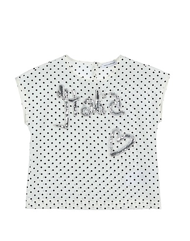 DOLCE&GABBANA Top White 91% Silk, 9% Elastane