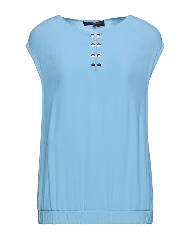 TRUSSARDI JEANS Top Sky blue 100% Rayon